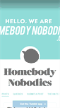 Mobile Screenshot of homebodynobodies.com